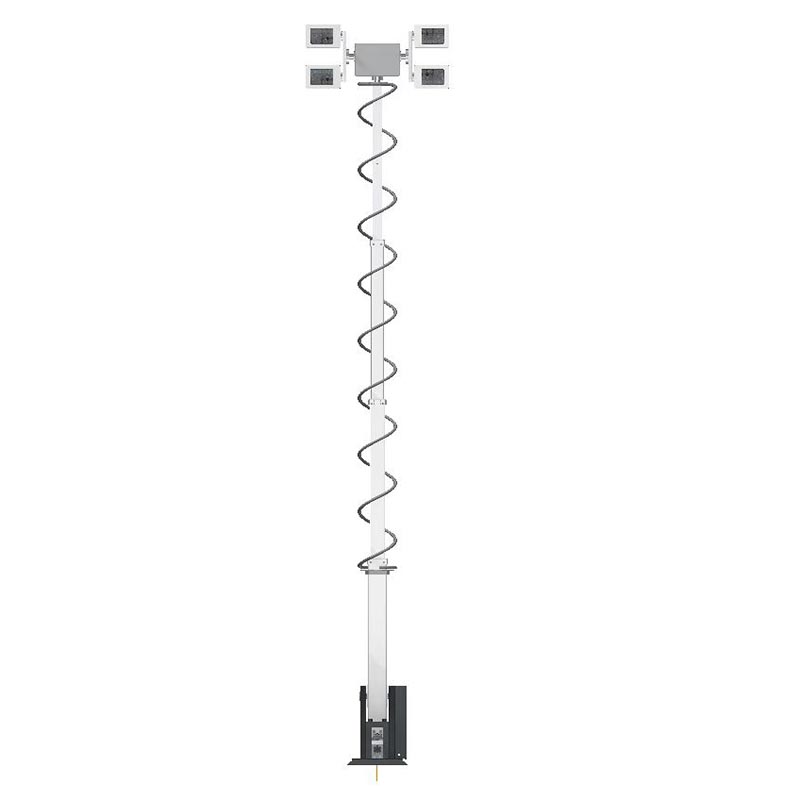 Torre de iluminación LED para vehículos de 2,5 m