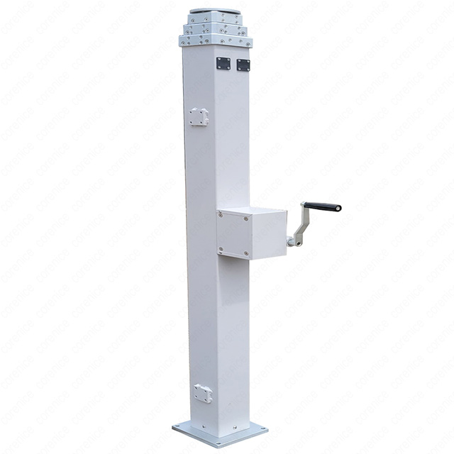Mástil mecánico accionado hidráulicamente