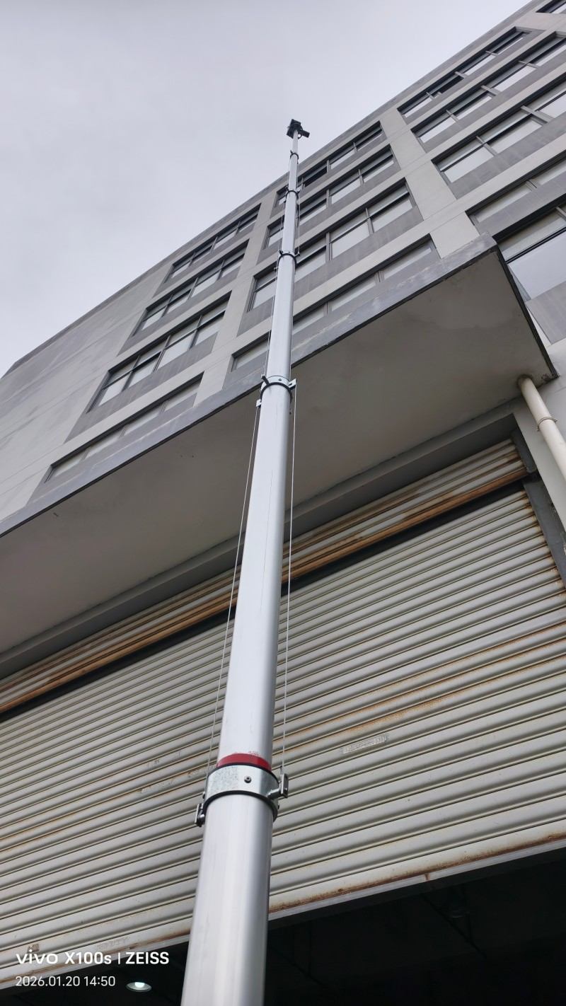 Round Tubing Manual Mechanical Mast